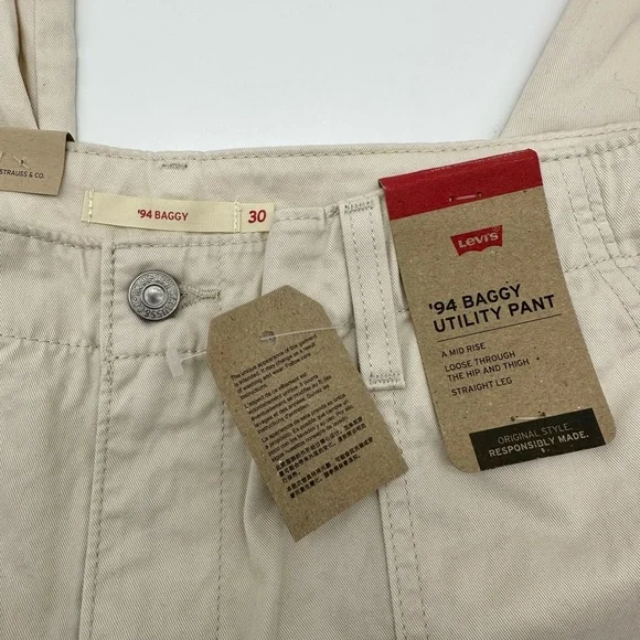 Levi’s 94 Baggy Utility Pant New With Tags 30 x 30 - Picture 8 of 9